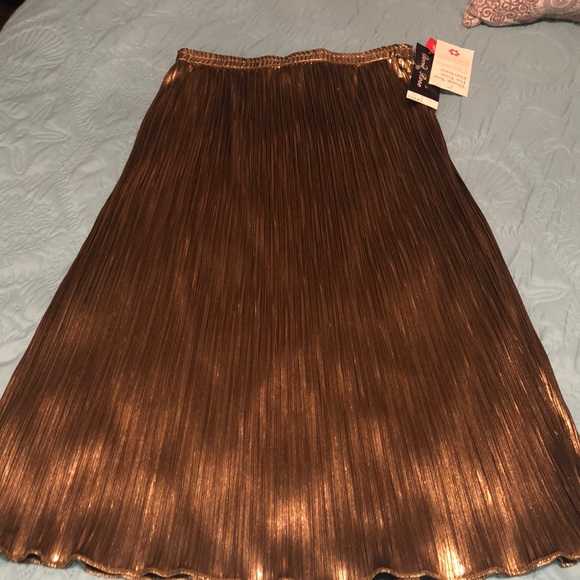 David Rose Dresses & Skirts - NWT Gold Shimmer Skirt David Rose Dresses & Skirts - NWT Gold Shimmer Skirt